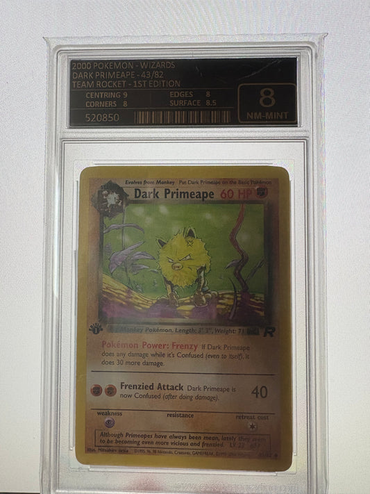 Dark Primeape - Team Rocket - 1st Edition - EG8